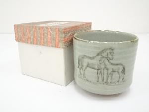 原知造　干支午茶碗